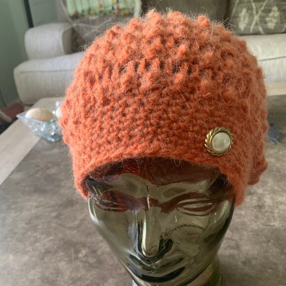 Women's Slouchy Beanie Hand Crocheted - Picture 1 of 10